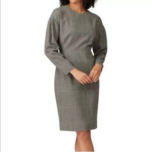 MM Lafleur plaid check Rosa 3/4 sleeve dress sz 8